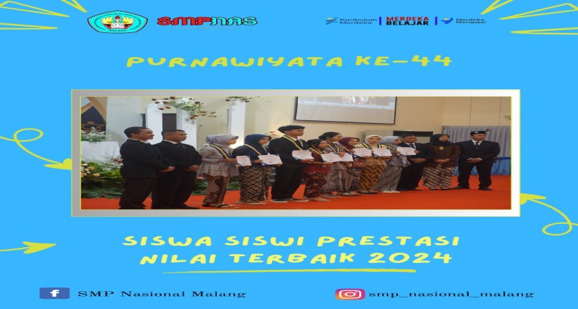 SISWA SISWI PRESTASI DENGAN NILAI TERBAIK TAHUN 2024